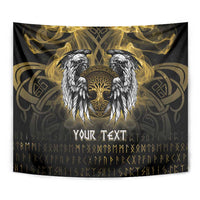Personalized Cornwall Celtic Chough Tapestry With Tree Of Life - Wonder Print Shop