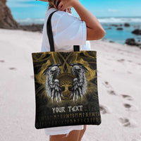 Personalized Cornwall Celtic Chough Tote Bag With Tree Of Life - Wonder Print Shop