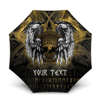 Personalized Cornwall Celtic Chough Umbrella With Tree Of Life - Wonder Print Shop