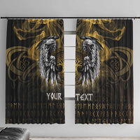 Personalized Cornwall Celtic Chough Window Curtain With Tree Of Life - Wonder Print Shop