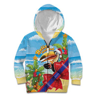 Belize Navidad Christmas Kid Hoodie Funny Santa Toucan - Wonder Print Shop