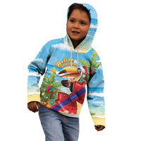 Belize Navidad Christmas Kid Hoodie Funny Santa Toucan - Wonder Print Shop
