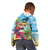 Belize Navidad Christmas Kid Hoodie Funny Santa Toucan - Wonder Print Shop