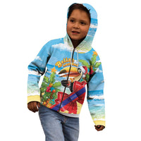 Belize Navidad Christmas Kid Hoodie Funny Santa Toucan - Wonder Print Shop