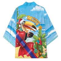 Belize Navidad Christmas Kimono Funny Santa Toucan - Wonder Print Shop