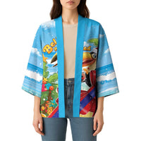 Belize Navidad Christmas Kimono Funny Santa Toucan - Wonder Print Shop
