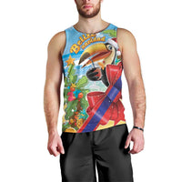 Belize Navidad Christmas Men Tank Top Funny Santa Toucan - Wonder Print Shop