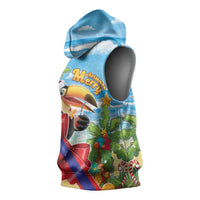 Belize Navidad Christmas Sleeveless Hoodie Funny Santa Toucan - Wonder Print Shop