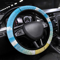 Belize Navidad Christmas Steering Wheel Cover Funny Santa Toucan - Wonder Print Shop