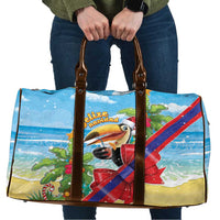 Belize Navidad Christmas Travel Bag Funny Santa Toucan - Wonder Print Shop