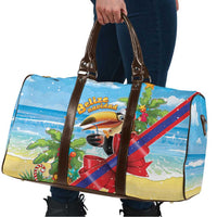 Belize Navidad Christmas Travel Bag Funny Santa Toucan - Wonder Print Shop
