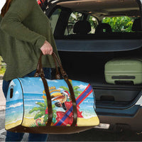 Belize Navidad Christmas Travel Bag Funny Santa Toucan - Wonder Print Shop