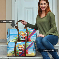 Belize Navidad Christmas Travel Bag Funny Santa Toucan - Wonder Print Shop
