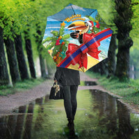 Belize Navidad Christmas Umbrella Funny Santa Toucan - Wonder Print Shop