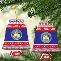 Belize Christmas Ceramic Ornament Coat Of Arms Merry Xmas - Wonder Print Shop