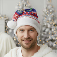 Belize Christmas Santa Hat Coat Of Arms Merry Xmas - Wonder Print Shop