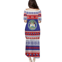 Belize Christmas Puletasi Coat Of Arms Merry Xmas - Wonder Print Shop