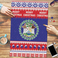 Belize Christmas Puzzle Coat Of Arms Merry Xmas - Wonder Print Shop