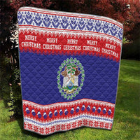 Belize Christmas Quilt Coat Of Arms Merry Xmas - Wonder Print Shop