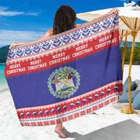 Belize Christmas Sarong Coat Of Arms Merry Xmas - Wonder Print Shop