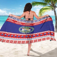 Belize Christmas Sarong Coat Of Arms Merry Xmas - Wonder Print Shop