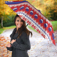 Belize Christmas Umbrella Coat Of Arms Merry Xmas - Wonder Print Shop