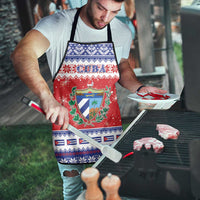 Cuba Christmas Apron Coat Of Arms Xmas Vibe - Wonder Print Shop