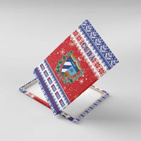 Cuba Christmas Canvas Wall Art Coat Of Arms Xmas Vibe - Wonder Print Shop