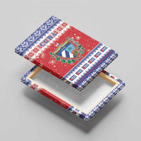 Cuba Christmas Canvas Wall Art Coat Of Arms Xmas Vibe - Wonder Print Shop