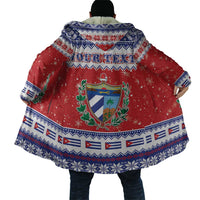 Personalized Cuba Christmas Cloak Coat Of Arms Xmas Vibe - Wonder Print Shop