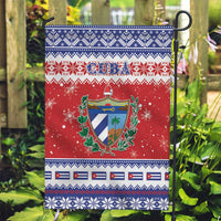 Cuba Christmas Garden Flag Coat Of Arms Xmas Vibe - Wonder Print Shop