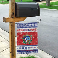 Cuba Christmas Garden Flag Coat Of Arms Xmas Vibe - Wonder Print Shop