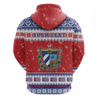 Personalized Cuba Christmas Hoodie Coat Of Arms Xmas Vibe - Wonder Print Shop