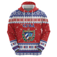 Personalized Cuba Christmas Hoodie Coat Of Arms Xmas Vibe - Wonder Print Shop