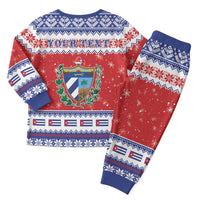 Personalized Cuba Christmas Pajama Set Coat Of Arms Xmas Vibe - Wonder Print Shop