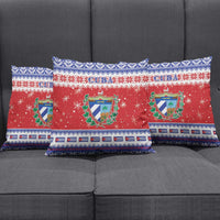 Cuba Christmas Pillow Cover Coat Of Arms Xmas Vibe - Wonder Print Shop