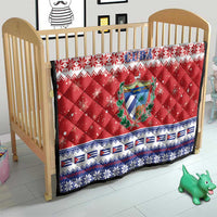 Cuba Christmas Quilt Coat Of Arms Xmas Vibe - Wonder Print Shop