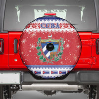 Cuba Christmas Spare Tire Cover Coat Of Arms Xmas Vibe - Wonder Print Shop