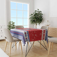 Cuba Christmas Tablecloth Coat Of Arms Xmas Vibe - Wonder Print Shop