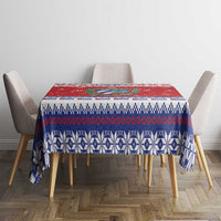 Cuba Christmas Tablecloth Coat Of Arms Xmas Vibe - Wonder Print Shop