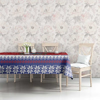 Cuba Christmas Tablecloth Coat Of Arms Xmas Vibe - Wonder Print Shop