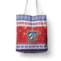 Cuba Christmas Tote Bag Coat Of Arms Xmas Vibe - Wonder Print Shop