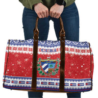 Cuba Christmas Travel Bag Coat Of Arms Xmas Vibe - Wonder Print Shop