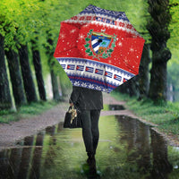 Cuba Christmas Umbrella Coat Of Arms Xmas Vibe - Wonder Print Shop