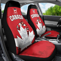 Canada Hockey Car Seat Cover Maple Leaves Sporty Style