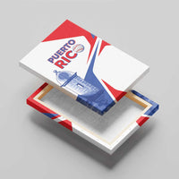 Puerto Rico Baseball Canvas Wall Art El Morro Sporty Style