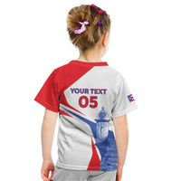 Puerto Rico Baseball Custom Kid T Shirt El Morro Sporty Style