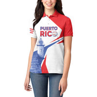 Puerto Rico Baseball Custom Women Polo Shirt El Morro Sporty Style