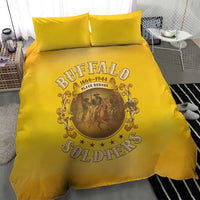 Honor Buffalo Soldiers Bedding Set African American Cavalry Yellow Version - Wonder Print Shop