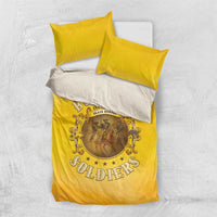 Honor Buffalo Soldiers Bedding Set African American Cavalry Yellow Version - Wonder Print Shop